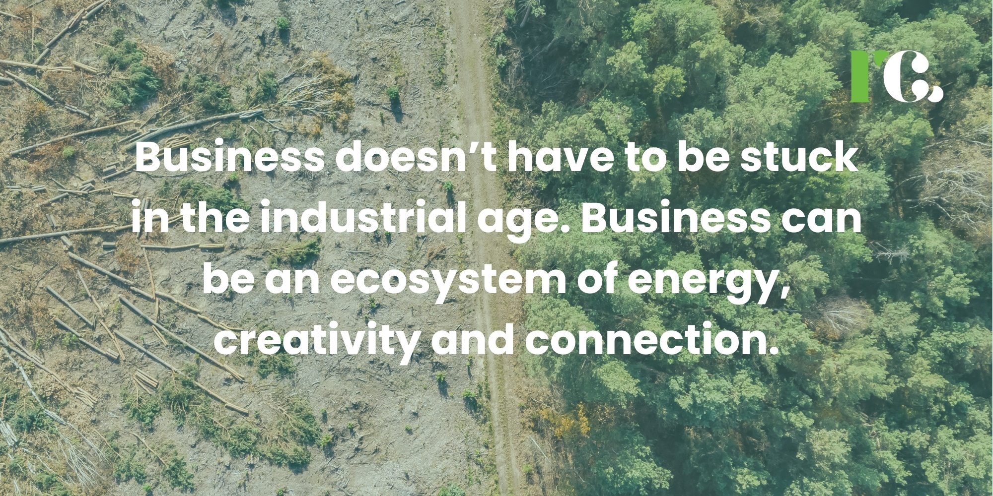 Business can be an ecosystem